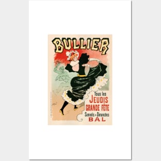 BAL BULLIER 1899 Tous Les Jeudis Grande Fête by Poster Artist Georges Meunier Posters and Art